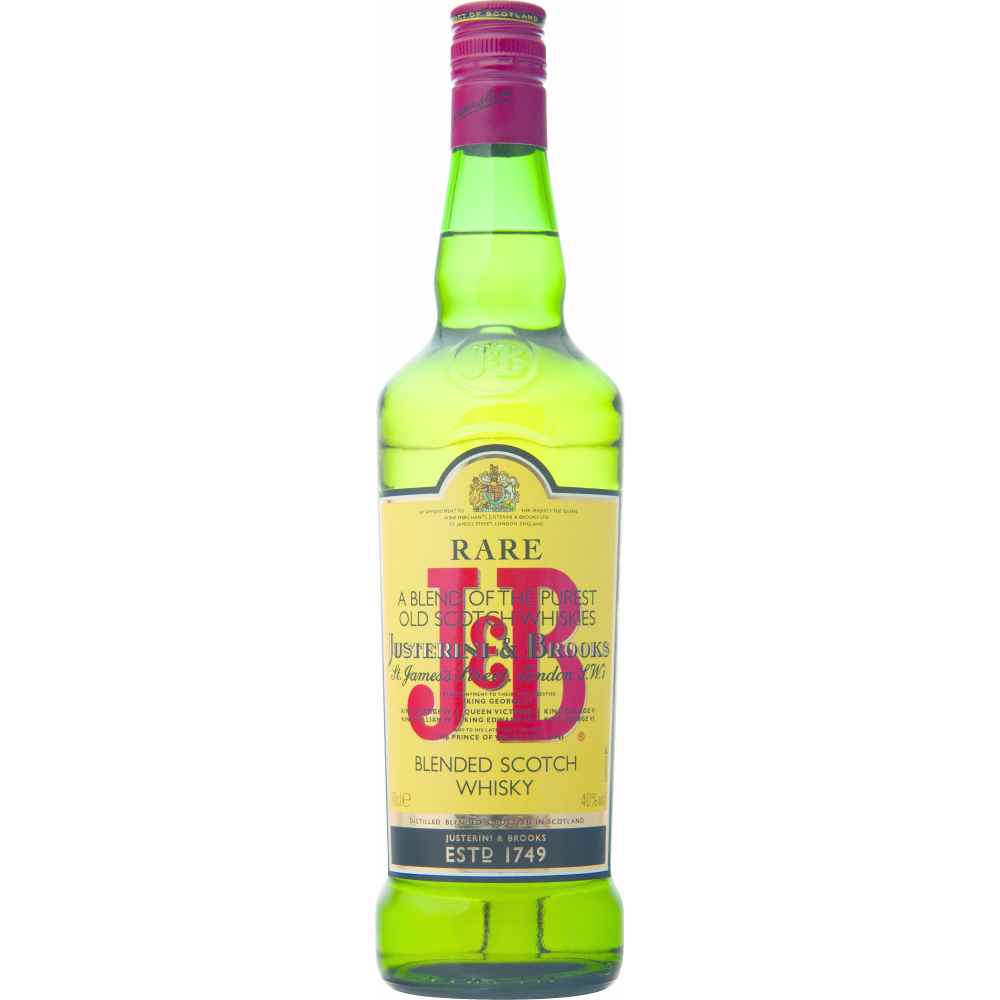 J&B Rare Blended Scotch Whisky, 70cl