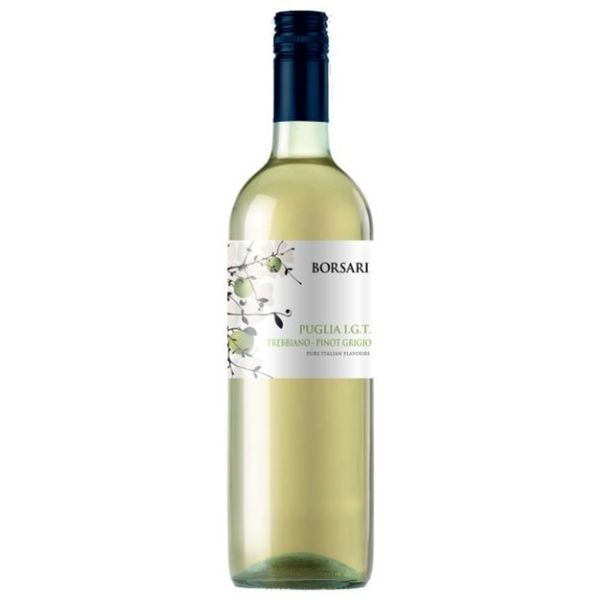 Borsari Trebbiano Pinot Grigio IGT Puglia 75 cl x 12