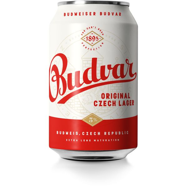 Budvar Budweiser Can 330ml X 24