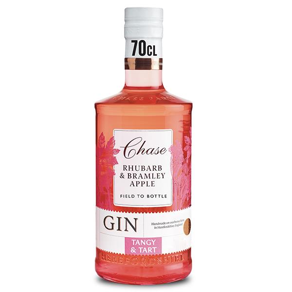 Chase Rhubarb & Bramley Apple Gin, 70 cl x 6