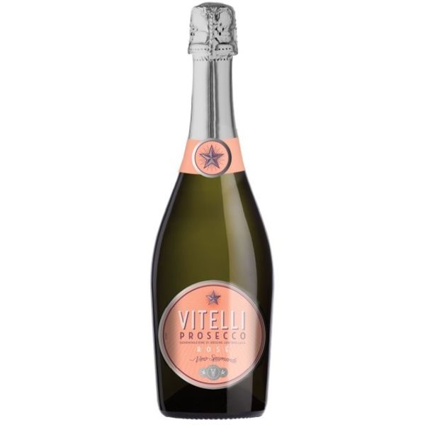 Vitelli Prosecco Rose Extra Dry NV 75cl, 75 cl x 12